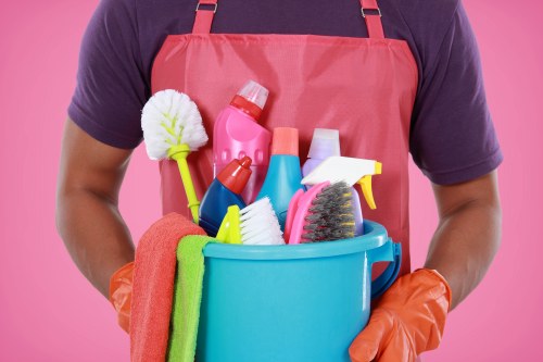 Commercial cleaning team maintaining office spaces in Queenspark