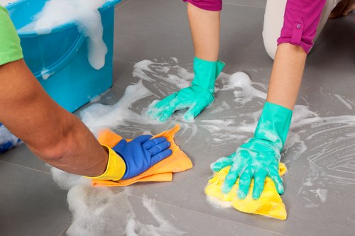 Local cleaner handling a Queenspark apartment turnover with access considerations