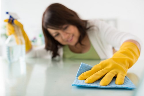 Dust removal and floor cleaning following refurbishment in Queenspark