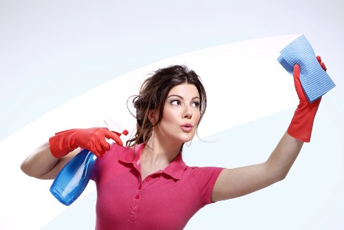 Kitchen and bathroom turnover cleaning for a Queenspark short-stay property